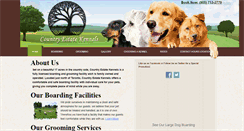 Desktop Screenshot of countryestatekennels.com